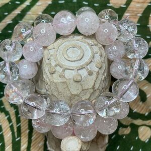 Pink Azeztulite 12/13mm